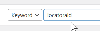 Search for Locatoraid