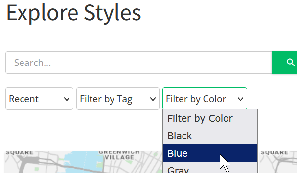 Choose a new color for your map.