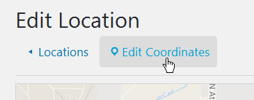 Click this button to manually enter the location coordinates