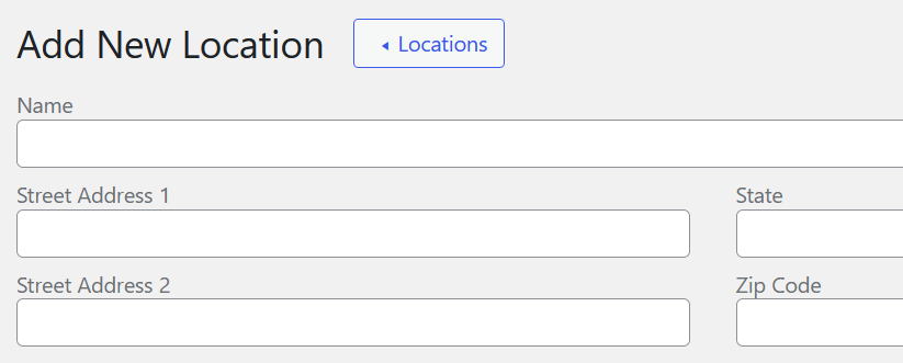New location form