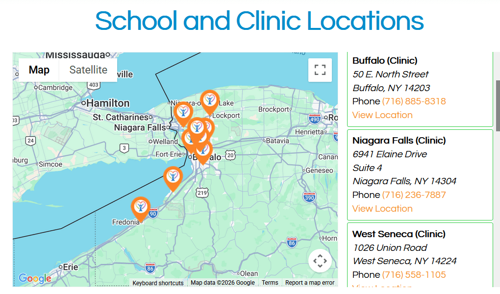 Local area hearing and speech centers